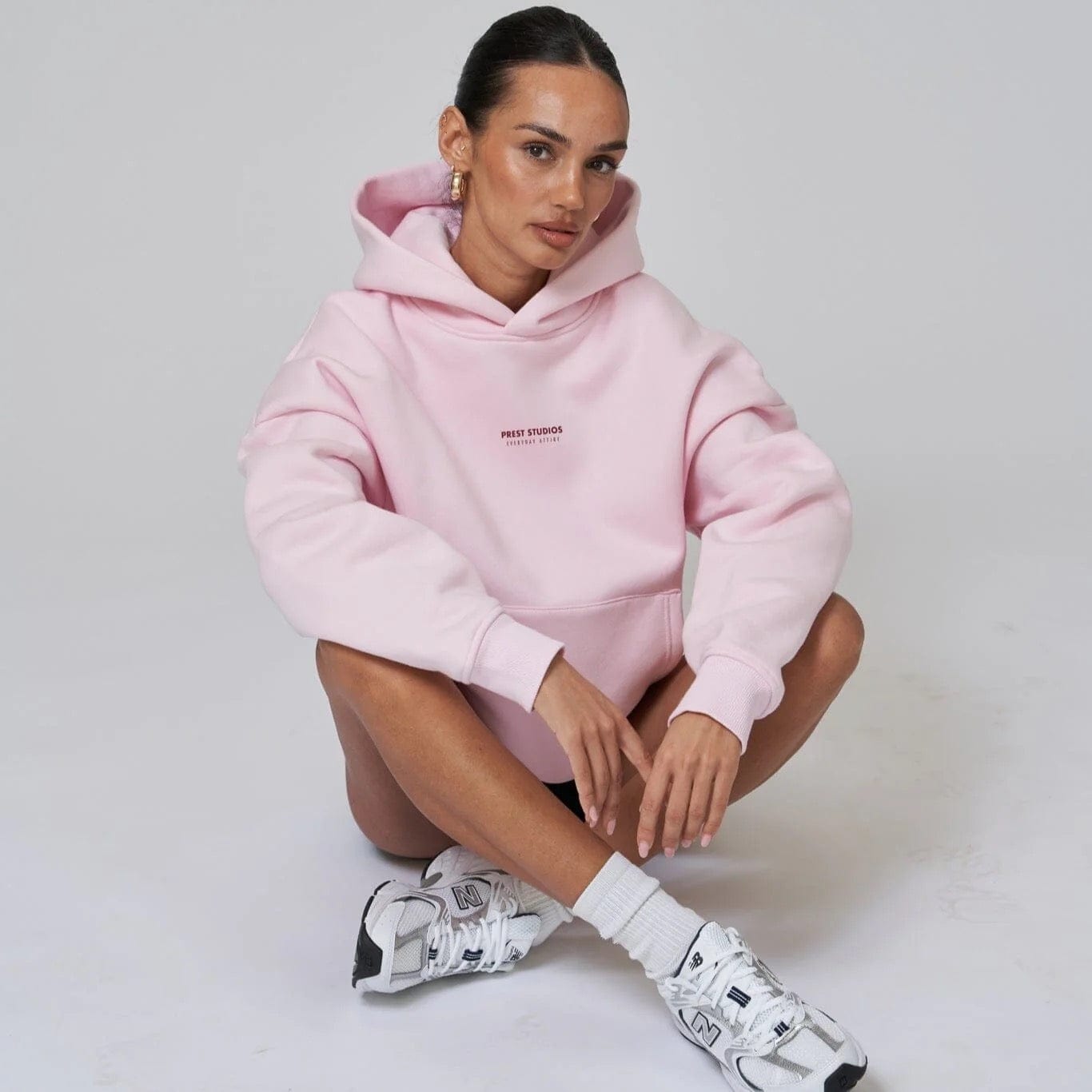 Chloé - Sweat à capuche Cerise Cozy