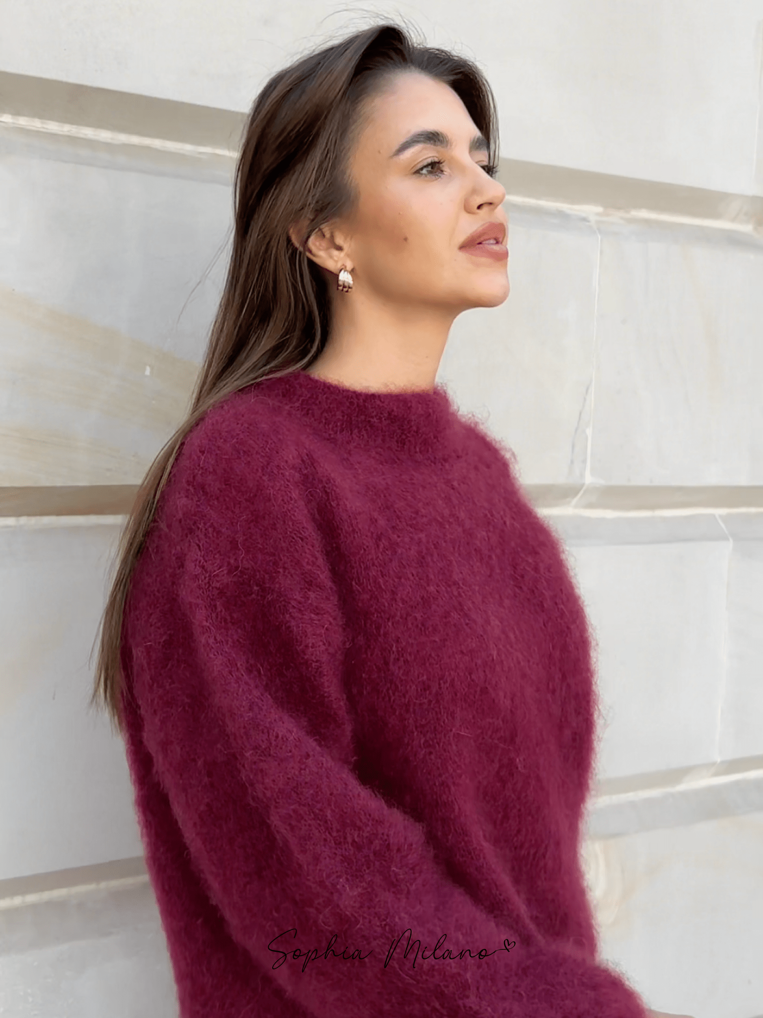 Sophia - Pull en mohair doux et luxueux